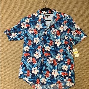 Club Room Hawaiian Shirt Sz Medium (New)